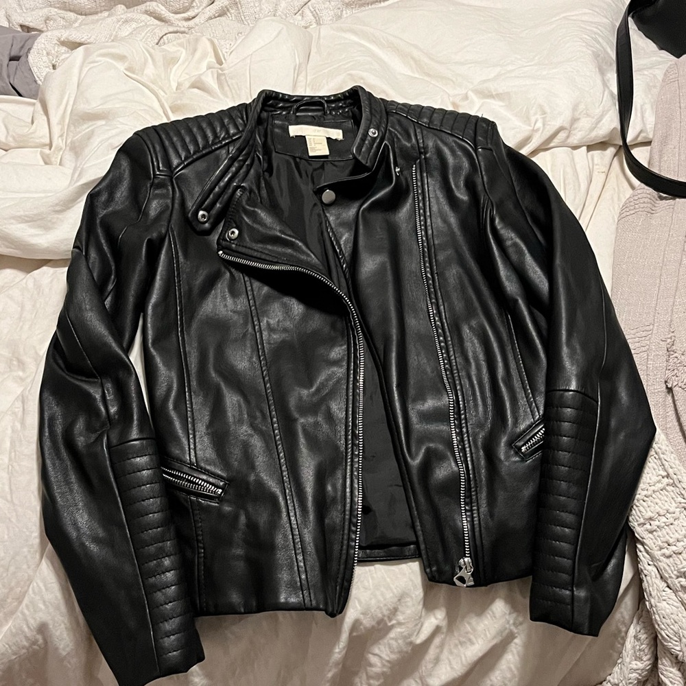 H&M leather jacket
